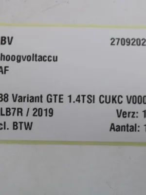 Lader voor hoogvoltaccu VW Passat B8 GTE 5QE915682AF