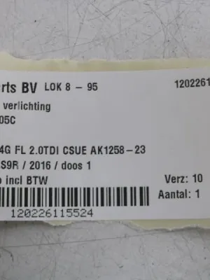 Make up verlichting Audi A6 4G FL 4H0947105C