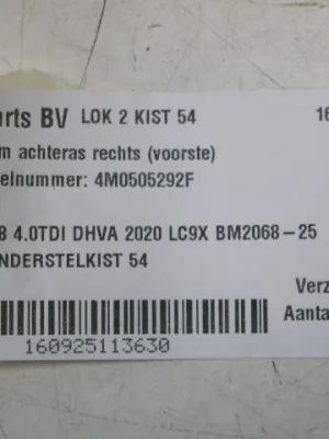 Draagarm achteras rechts (voorste) Audi SQ8 4M0505292F