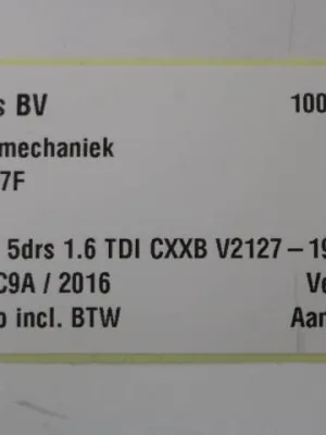 Armsteunmechaniek VW Golf 7 5G0864207F