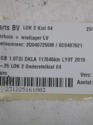 Wiellagerhuis + wiellager LV Audi A1 GB 2Q0407255M