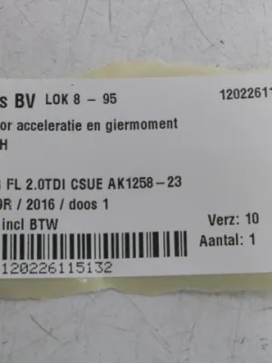 Combisensor acceleratie en giermoment Audi A6 4G 4G0907637H