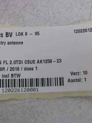 Keyless entry antenne Audi A6 4G FL 8K0907247
