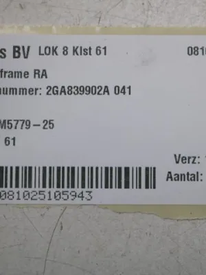 Portierruit frame RA VW T-Roc 2GA839902A