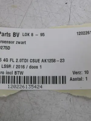 Parkeersensor zwart Audi A6 4G FL 1S0919275D