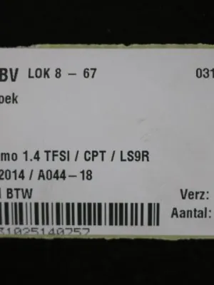 Gevarendriehoek Audi A3 8V 8T0860251