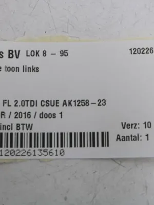 Claxon lage toon links Audi A6 4G FL 4G0951221