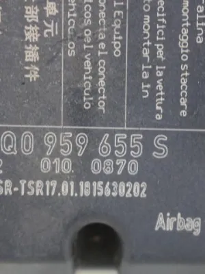Airbag module CRASH! VW E-Golf 7 5Q0959655S
