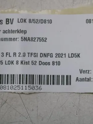 Gasdemper achterklep VW Tiguan 3 FL 5NA827552