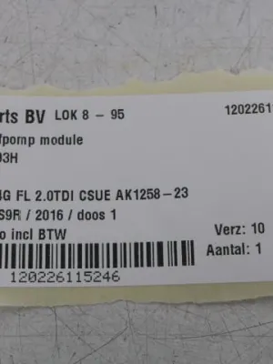 Brandstofpomp module Audi A6 4G FL 4G0906093H