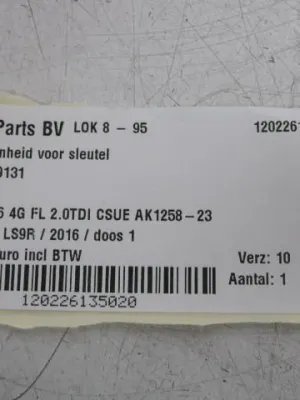 Leeseenheid voor sleutel Audi A6 4G FL 4H0909131
