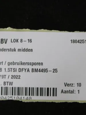 Dashboard onderstuk midden Audi A3 8Y 8Y1857007