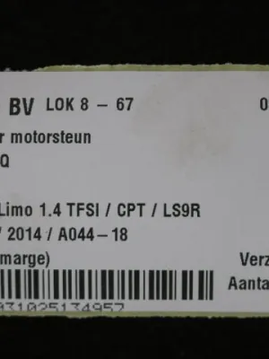 Console voor motorsteun Audi A3 8V 1K0199117BQ