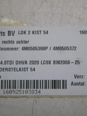 Draagarm RA Audi SQ8 4M0505399P
