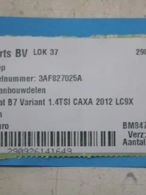 Achterklep VW Passat B7 Variant LC9X 3AF827025A