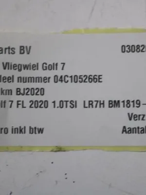 Massa vliegwiel VW Golf 7 1.0 TSI 04C105266E