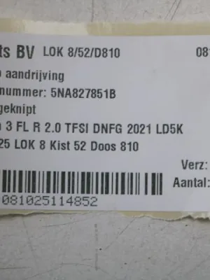 Achterklep aandrijving VW Tiguan 3 FL 5NA827851B