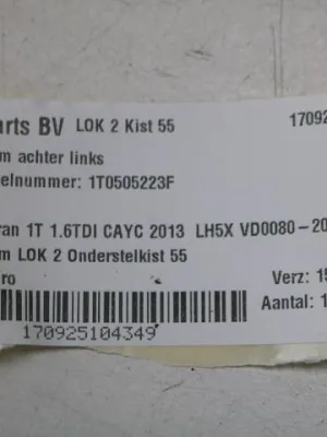 Draagarm LA VW Touran 1T 1T0505223F