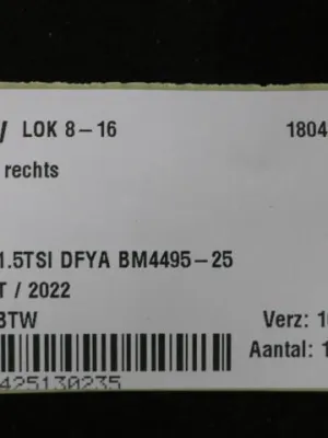 Dashboard deel rechts Audi A3 8Y 8Y0857086