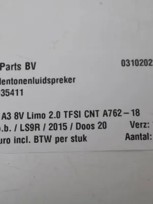 Middentonen luidspreker Audi A3 8V 8V4035411