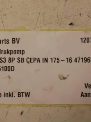Onderdrukpomp Audi RS3 8P Sportback CEPA