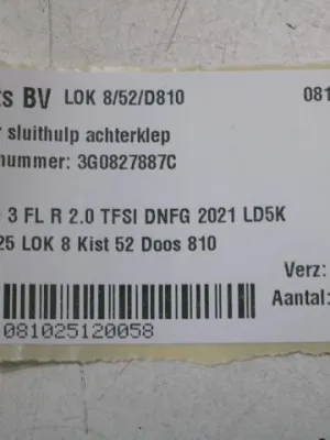 Motor voor sluithulp achterklep VW Tiguan 3 FL 3G0827887C