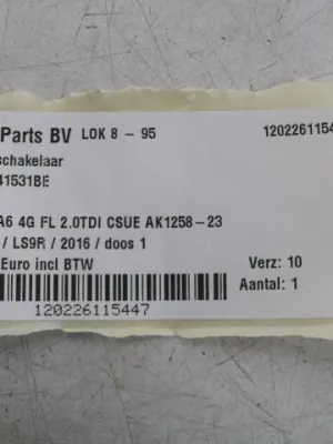 Lichtschakelaar Audi A6 4G FL 4G0941531BE