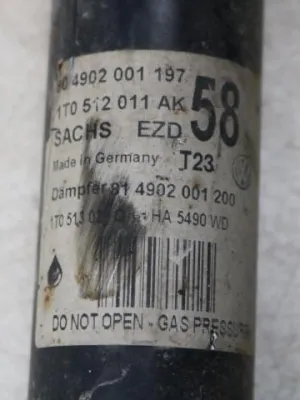 Schokbreker achter kan L en R VW Touran 1T 1T0513029Q