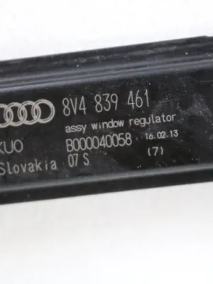 Raammechaniek linksachter Audi A3 8V 8V4839461