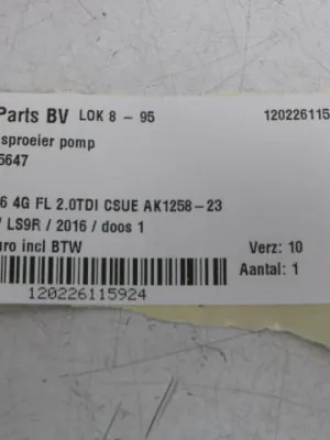 Ruitensproeierpomp Audi A6 4G FL 8K9955647