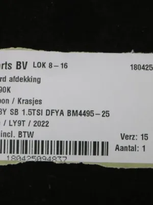 Dashboard afdekking Audi A3 8Y 8Y1853190K