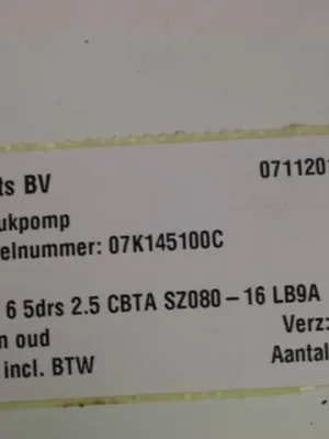 Onderdrukpomp VW Golf 6